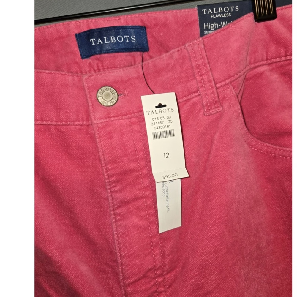 Talbots Raspberry Pink Boot-Cut Jeans - Picture 4 of 4